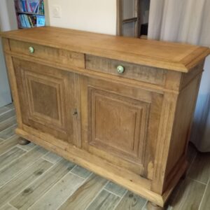 Buffet bas 2 portes en châtaignier